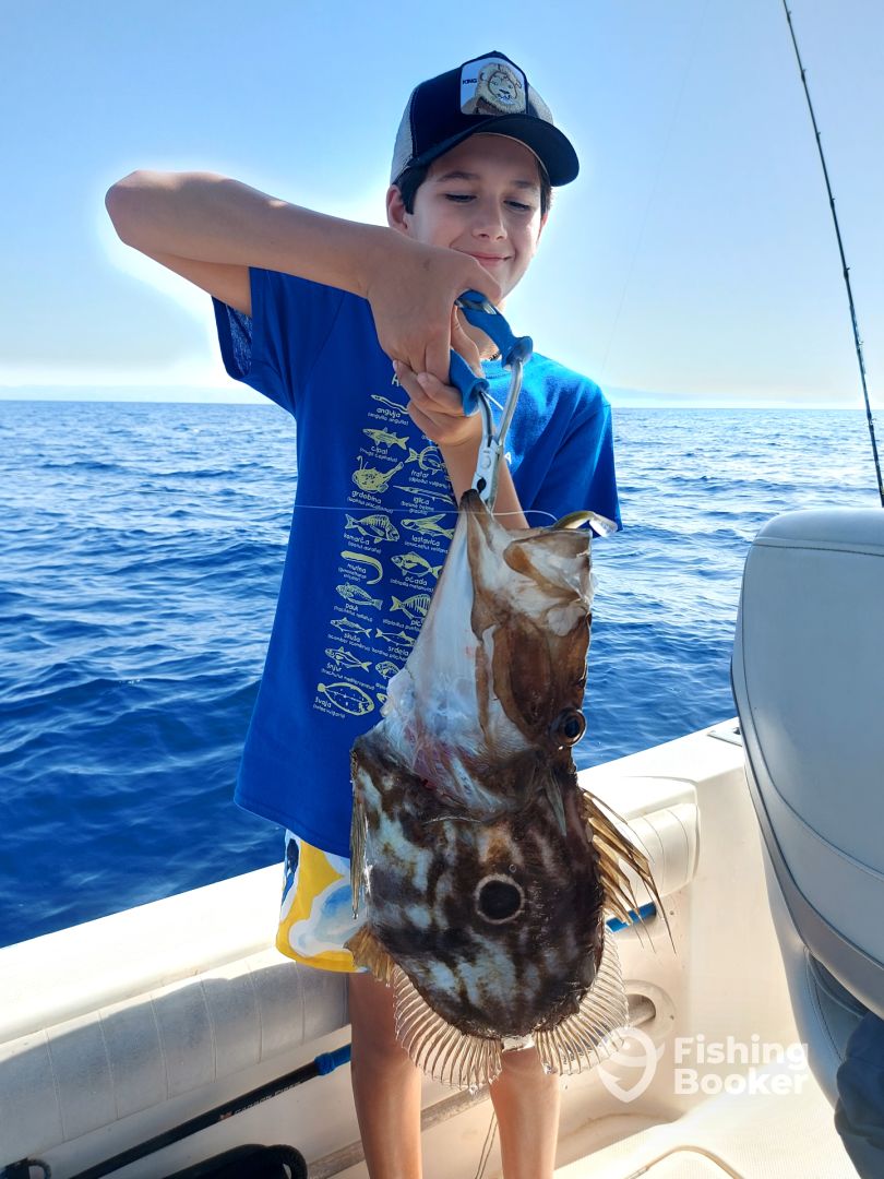 Fishing charter catch