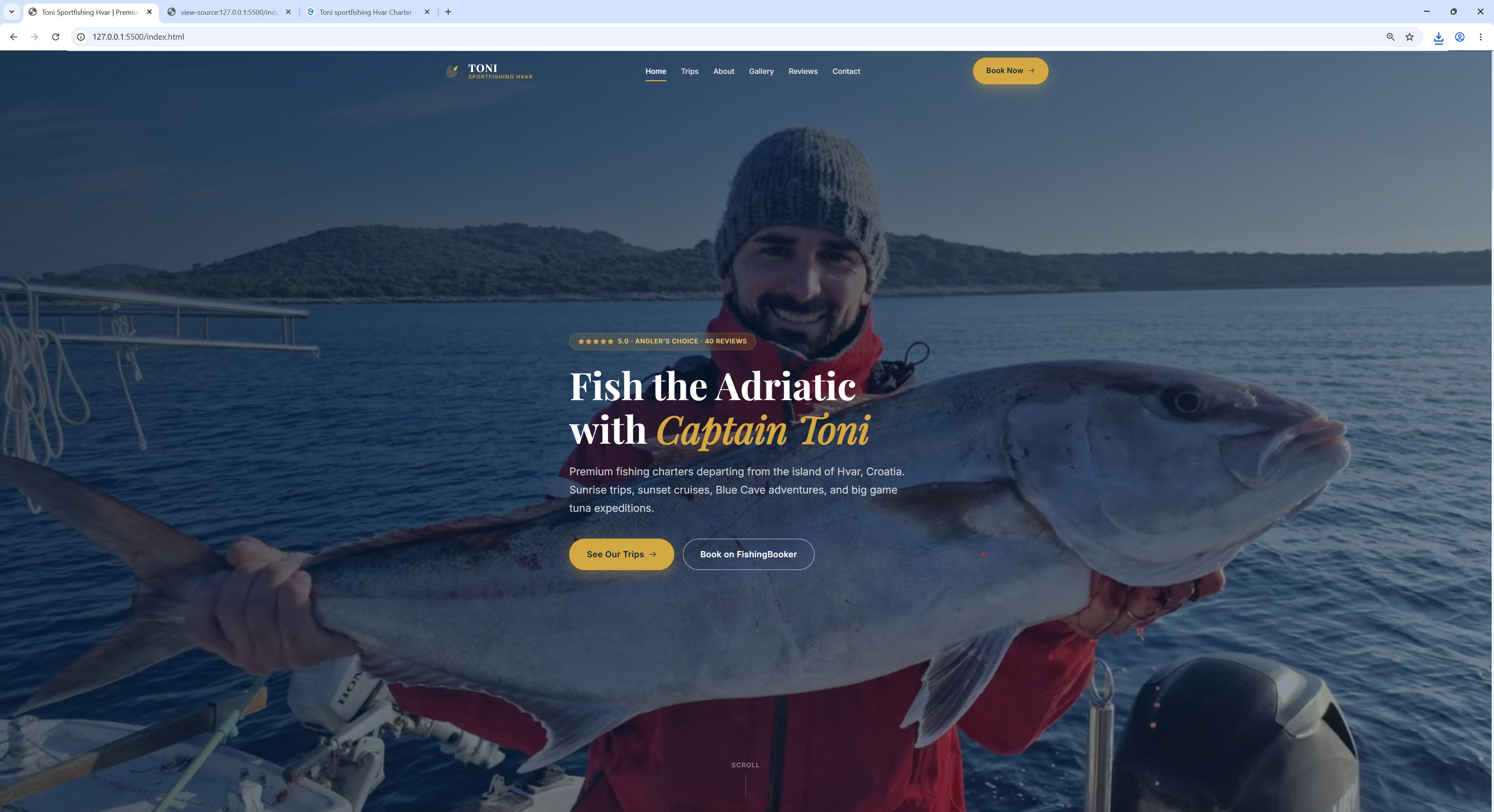 Fishing charter