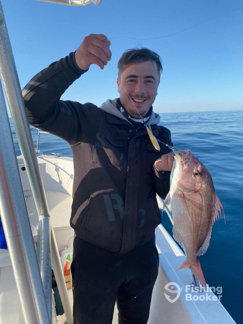 Fishing charter catch