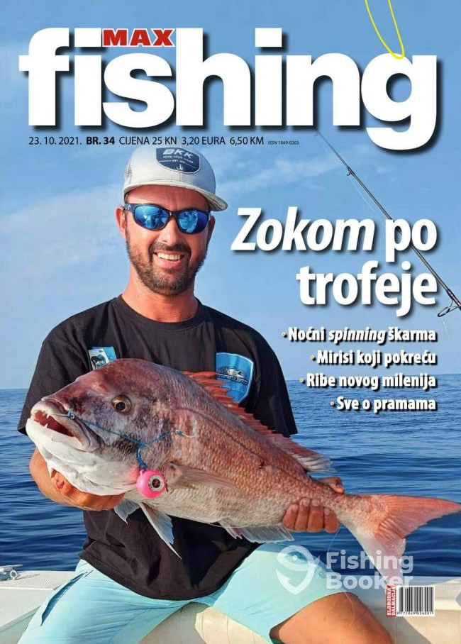 Captain Toni and his Bayliner Trophy fishing boat in Hvar