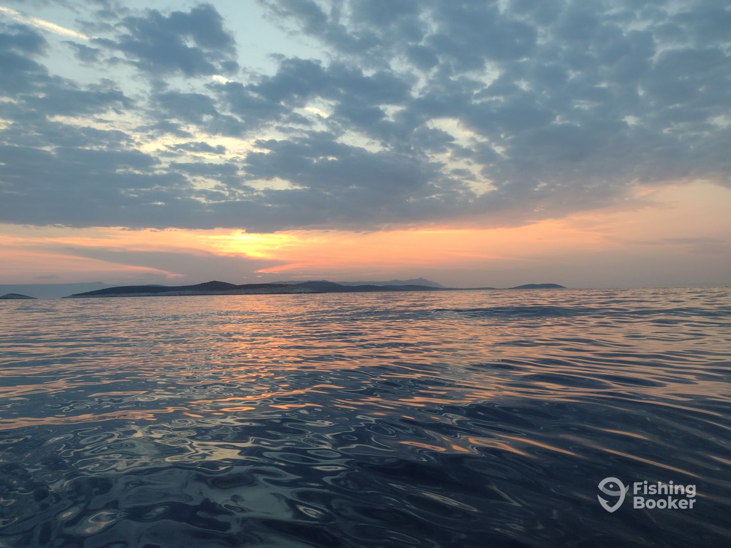 Sunrise fishing trip on the Adriatic